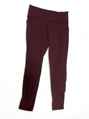 Athleta Deep Burgundy High-Rise Leggings